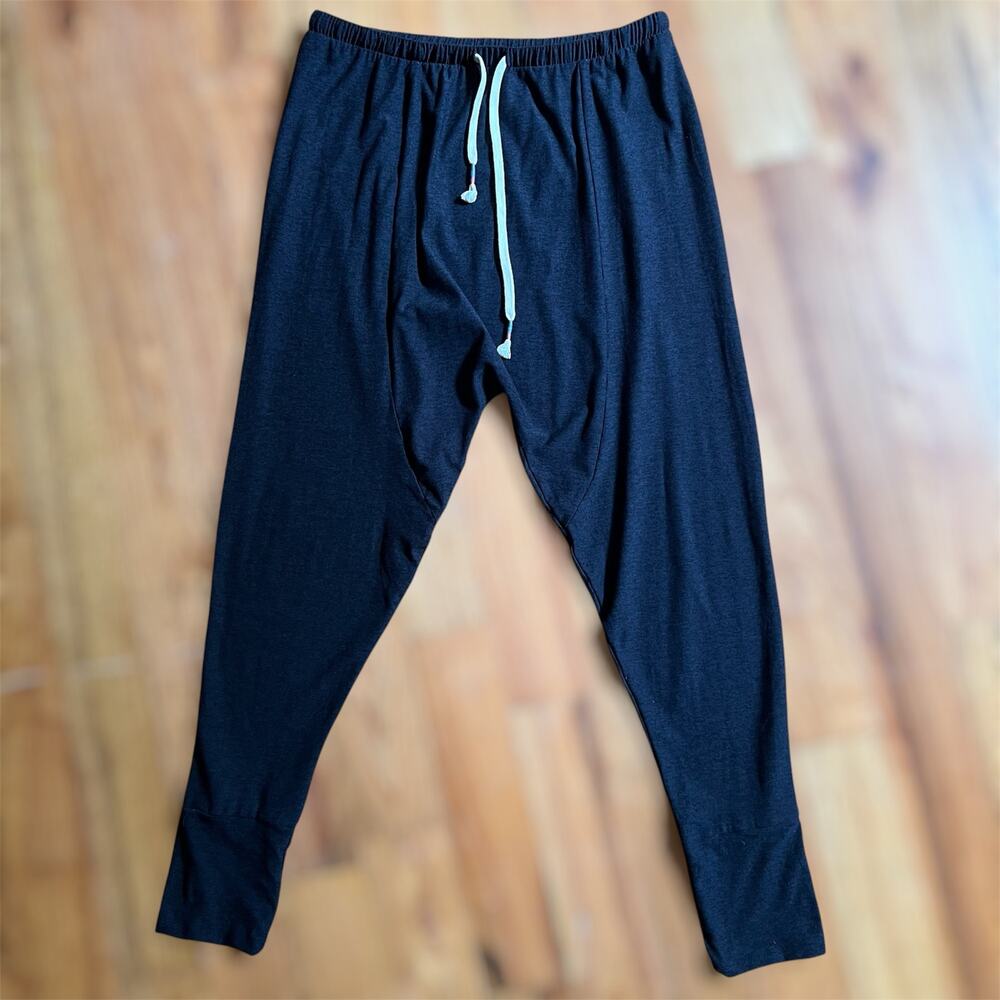 Beyond Yoga Pants Small Womens Black Harem Drop Crotch Comfort Jogger Athleisure